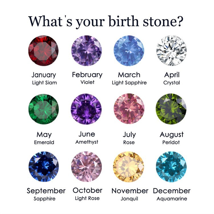 Amelia Birthstone Halskjede