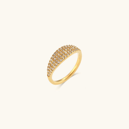 Germaine Paved Gold Ring