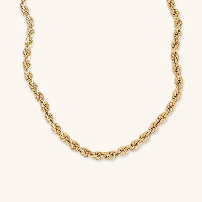 Bianca Rope Chain Gold Halskjede