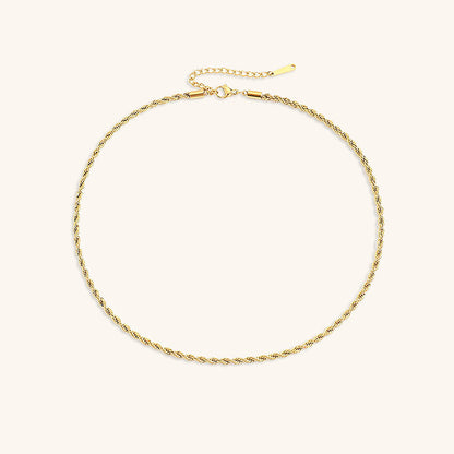 Bianca Rope Chain Gold Halskjede