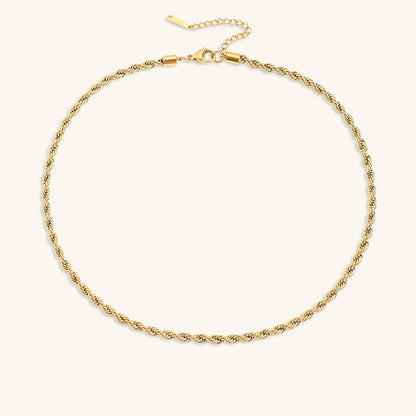 Bianca Rope Chain Gold Halskjede