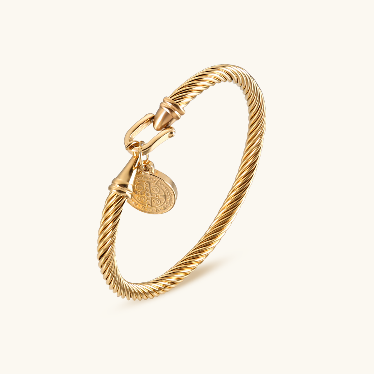 Coin Pendant Bracelet - Gold