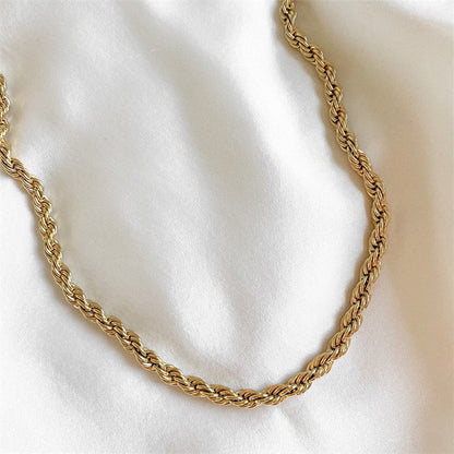 Bianca Rope Chain Gold Halskjede