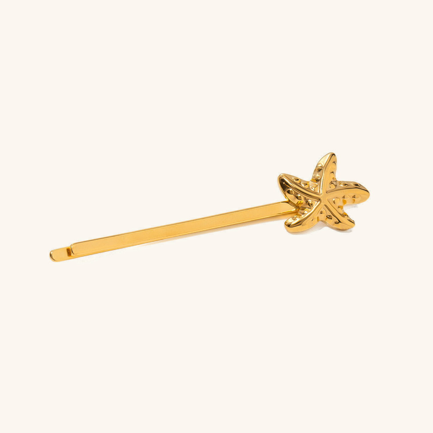 Stellar Starfish Gold French Pin