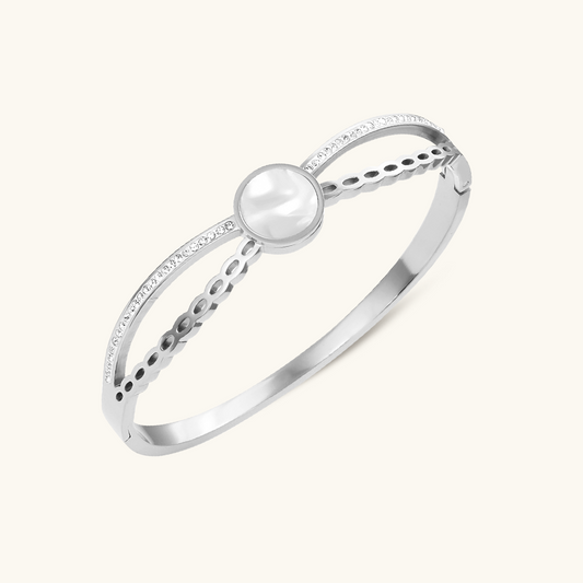 Venus Stone Bangle Armbånd - Sølv